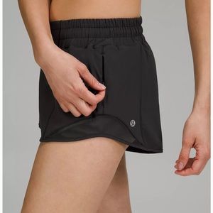 Lululemon hotty hot shorts in black. Size 2